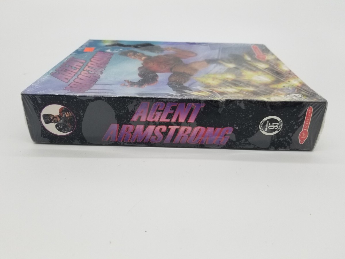 Agent Armstrong Original Virgin Interactive Interplay PC Big Box Game - SEALED