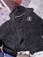 trapstar giubbotto, giacchetto Trapstar London colore nero, cappuccio removibile