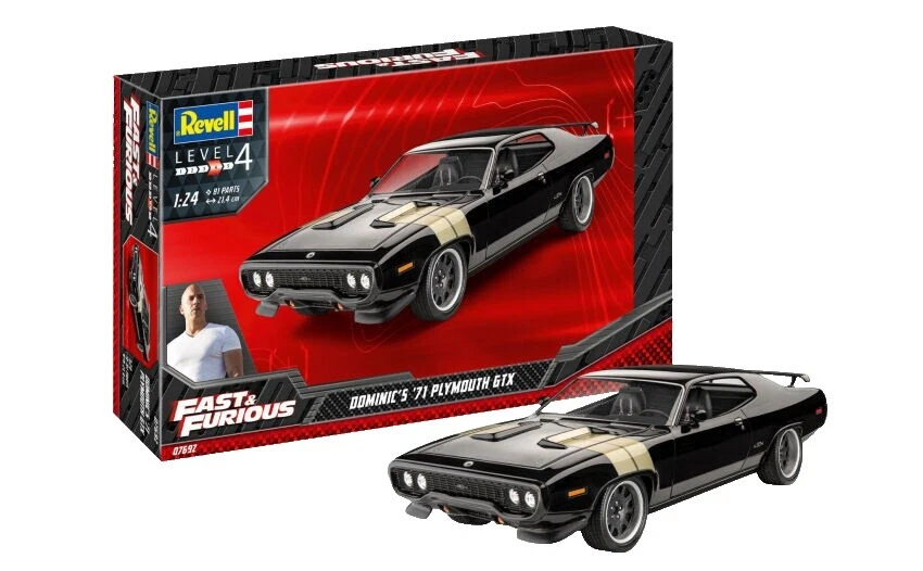 Revell Fast & Furious Contemporary Manufacture Diecast Cars, Trucks & Vans