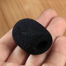 5PCS 35X10mm Soft Foam Handheld Stage Microphone Windscreen Cover Black Mic Cup