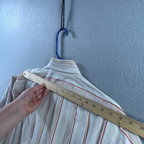 Turnbull & Asser Shirt Mens Large Pastel Striped French Cuff Button Up Cotton - Picture 18 of 23
