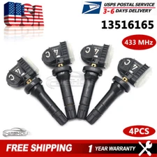 4PCS 13516165 Tire Pressure Sensor TPMS For GM Chevrolet Silverado GMC 433Mhz US