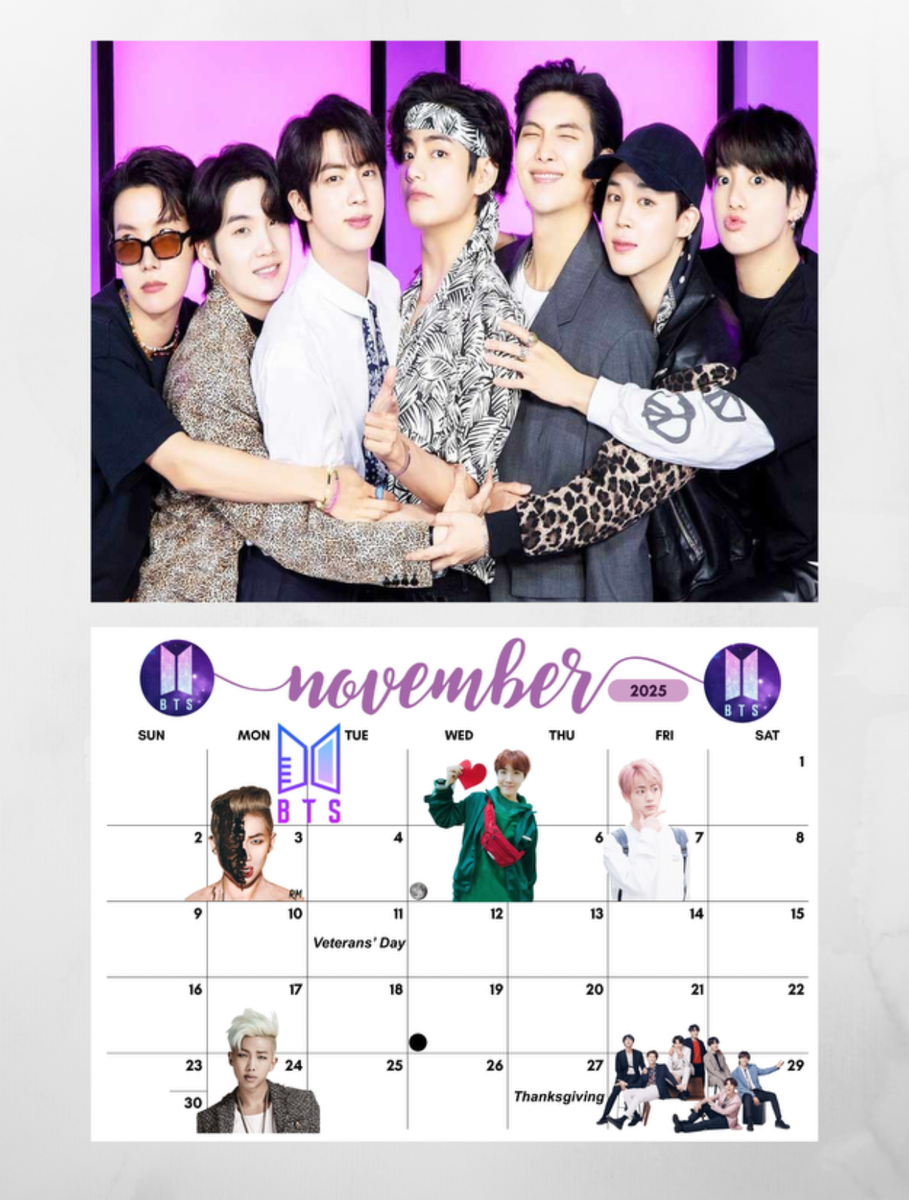 BTS Wall Calendar 2026 | eBay