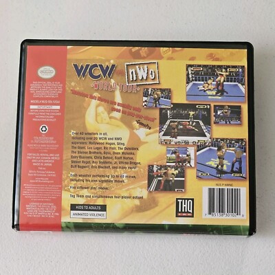 WCW vs. NWO World Tour CASE ONLY Nintendo 64 N64 Box ANY 4+ 20