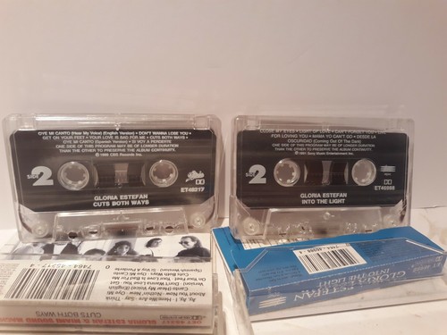Gloria Estefan Into The light & Cuts Both Ways cassettes - Picture 2 of 2