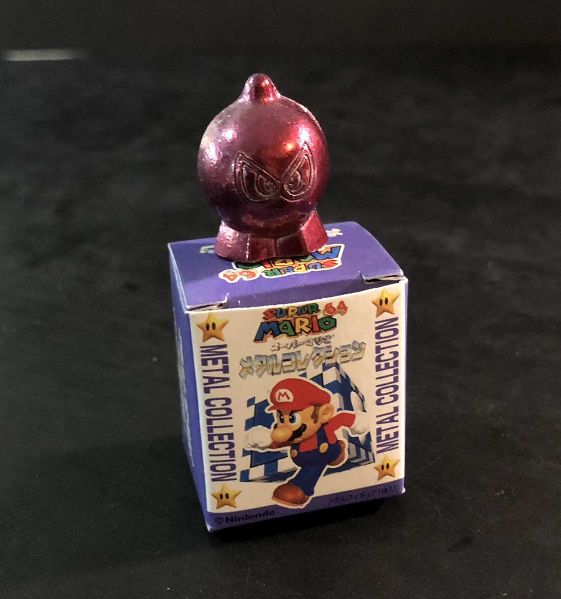 NINTENDO Super Mario 64 Red Chill Bully Metal Mini Figure Japan Rare
