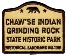 Chaw'se Indian Grinding Rock State Historic Park - CA Historical Landmark patch