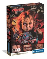 Puzzle 1000 Compact Horror Collection Chucky 37099 Clementoni