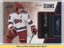 2011-12 Panini Prime Seams Incredible 1/10 Justin Faulk #17 READ 2a8