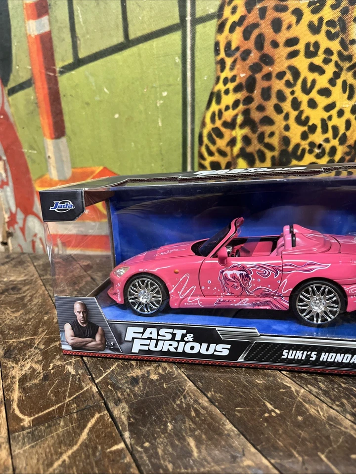 JADA FAST & FURIOUS SUKIS HONDA S2000 ESCALA 1:24 MODELO COCHE STREET RACER Foto 3 de 4