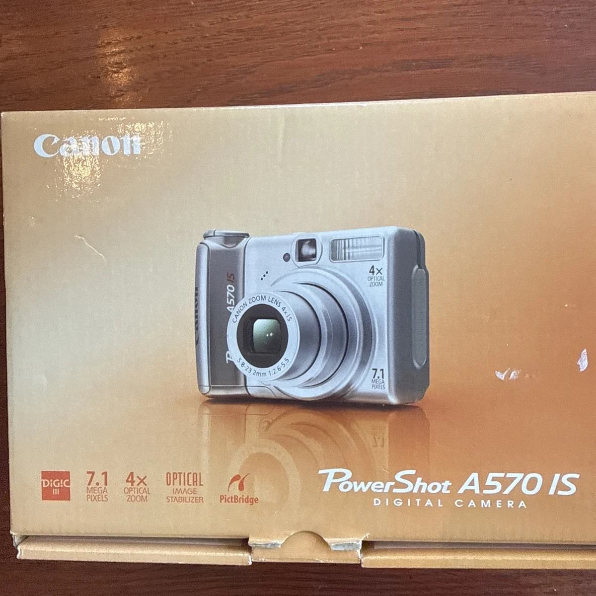 3-9.9x Canon PowerShot A570 IS Digital Cameras for sale | eBay