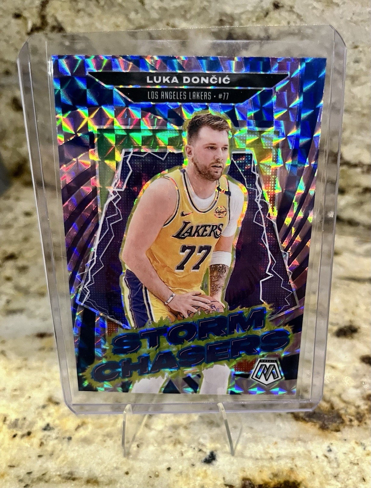 2024-25 Panini Mosaic Luka Doncic Storm Chasers SSP LA Lakers!