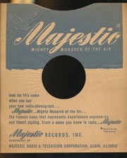 78 RPM Company Logo sleeves-POST-WAR-MAJESTIC green