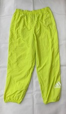 adidas Women's Fashion High-Waisted Woven Pants L Yellow GT3278