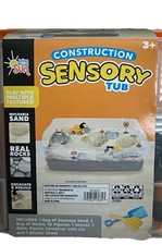 Construction Sensory Sandbox Tub for ages 4 