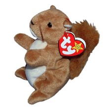 Ty Beanie Baby Nuts - MWMT Squirrel 1996 
