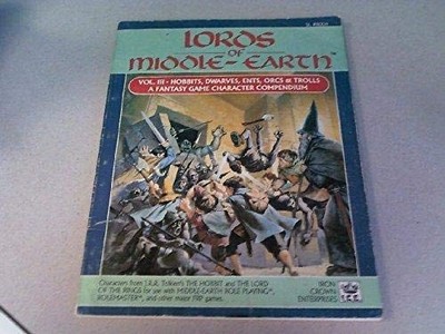 LORDS OF MIDDLE-EARTH, VOL. 3: HOBBITS, DWARVES, ENTS, By J. R. R. Tolkien