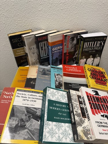 German History Book Lot Hitler Third Reich Weimar Germany Bismarck 17 Books