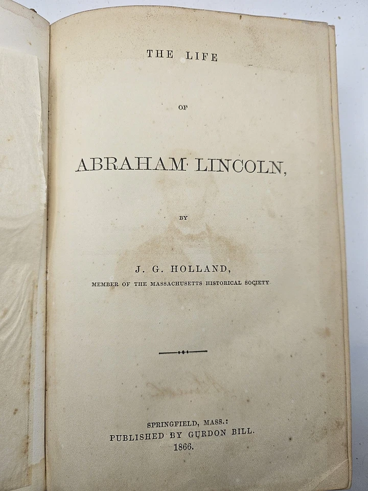 The Life of Abraham Lincoln [1866] Foto 2 de 3