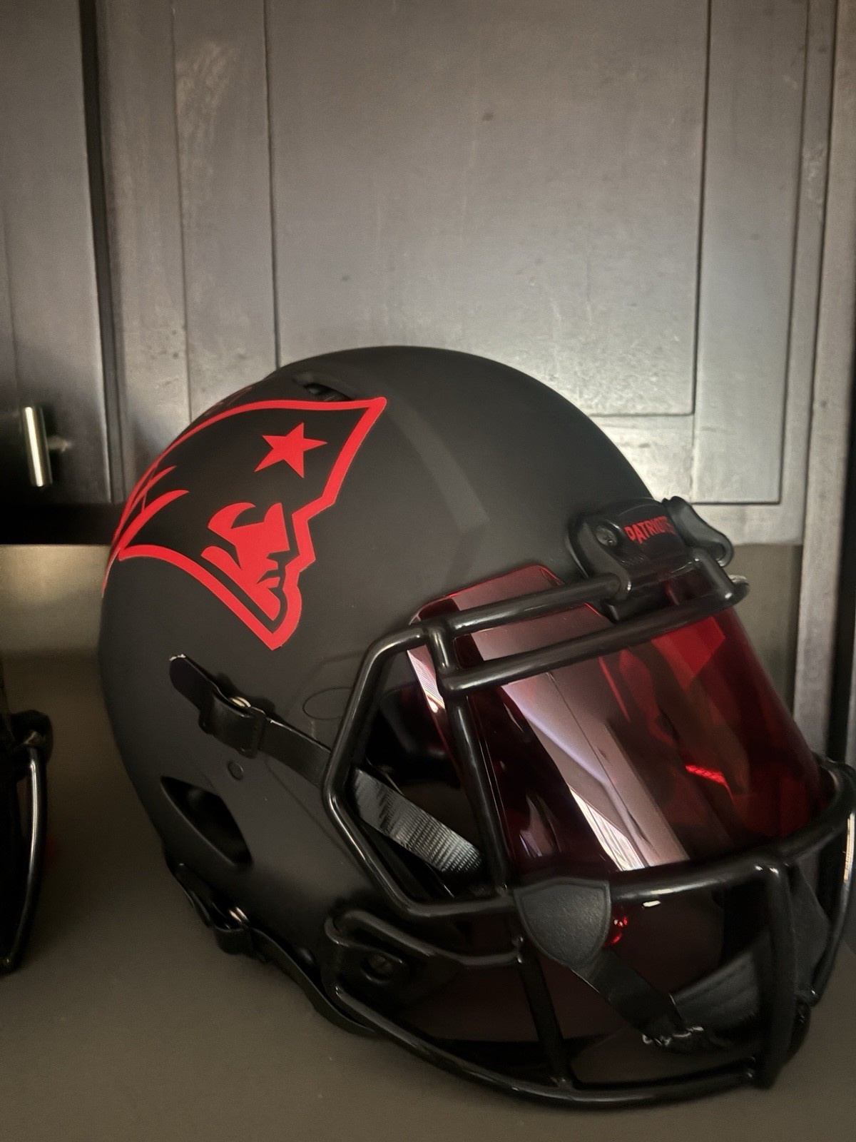 Rob Gronkowski Autographed Signed New England Patriots Authentic Eclipse Patriots Helmet Radke Sports COA 