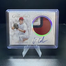 2025 Flawless Baseball Chris Cortez Draft Patch Auto 17/25 Los Angeles Angels 