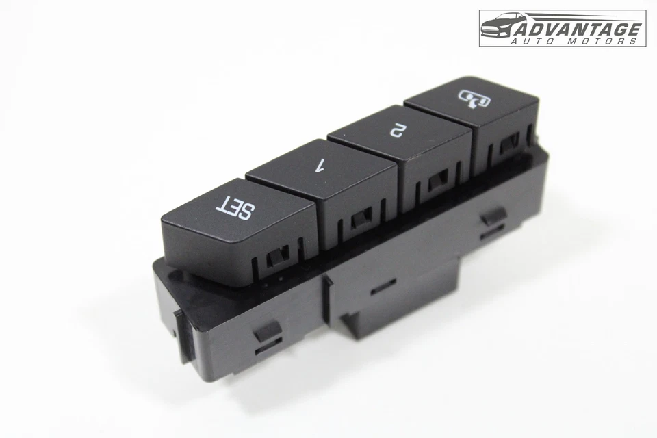 Cadillac CTS 2016-2019 asiento delantero izquierdo ajuste interruptor de control de memoria OEM Foto 3 de 4