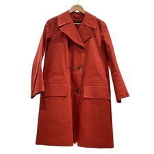 Margaret Howell Womens Coat 2 Red Cotton UK British Heritage Classic Auth
