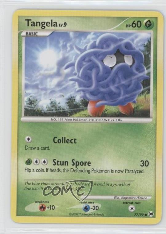 Tangela Pokémon Platinum Arceus #77 2009