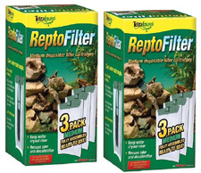 TetraFauna ReptoFilter Filter Cardridges 3Pack Medium pack of 2 