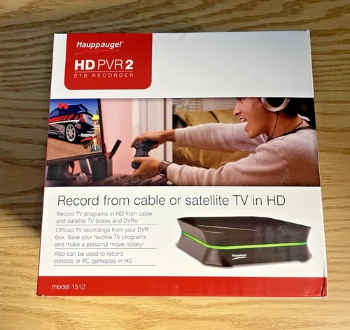 Hauppauge HD PVR 2 HD Video Recorder from Cable or Satellite TV