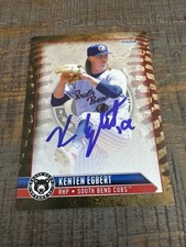2025 South Bend Cubs Kenten Egbert Autograph Signed Team Card Cubs Auto
