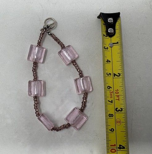Pink Mixed Beaded Bracelet (K1) Accessories Cuff Jewellery Fashion Boho Glass - Picture 4 of 4