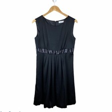 Calvin Klein Embellished Sequin Empire Waist Flowy Sleeveless Cocktail Dress 4