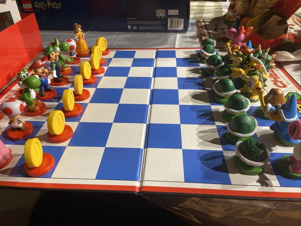 Juego de Ajedrez Nintendo Super Mario Bros Brothers Edición Coleccionista Foto 3 de 4