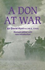 A Don at War (Politics & military affairs),Sir David  KCMG OBE H