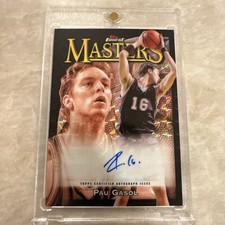 2023-24 Topps Finest - Masters Autographs Pau Gasol #MA-PG Black Refractor /25 
