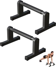 Push up Bars | Heavey Duty Parallettes Dip Bar with Non-Slip Grips for Calisthen