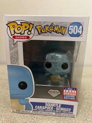 Funko Pop! Vinyl: Pokémon - Squirtle (Diamond Glitter) - GameStop San Diego...