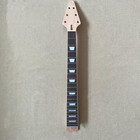 Chrome Hardware 6 String  White Binding Electric Guitar — photo 5