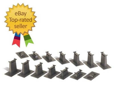 Elevate Your HO Train Layout with E-Z Track Graduated Pier Set - 14 Pieces