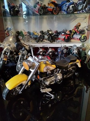Franklin Mint Style Harley Davidson Fat Boy 1/10 Matchbox