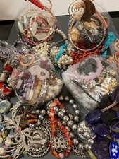 Mystery portagioie scatola lotto gioielli vetro jewelry jar vintage anni 80 90 moda