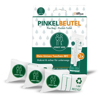 Taschen WC Reisetoilette Minitoilette Pinkelbeutel Notfall Toilette JONHY WEE