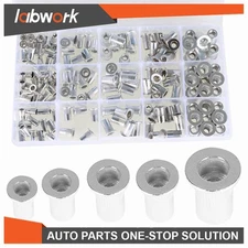 Labwork Aluminum Rivet Nut Kit Rivnut Nutsert Standard Inch SAE Imperial 150 Pcs
