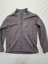 Sitka Gear Full Zip Jacket Mens Large Gray Polyester Thermal Insulated Fleece