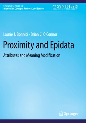 Proximity and Epidata | Laurie J. Bonnici (u. a.) | Taschenbuch | xiii | 2023