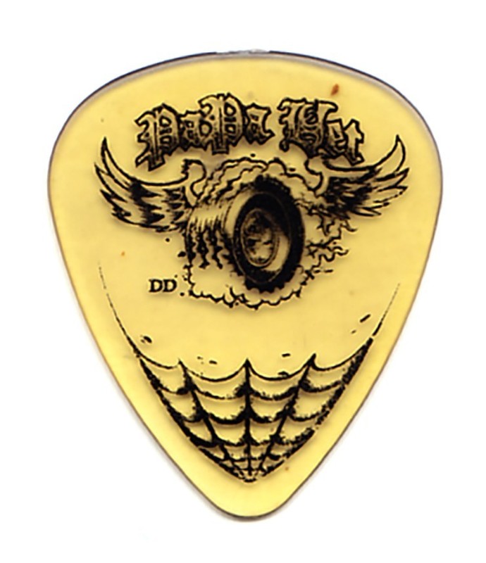 Metallica James Hetfield Papa Het Clear Guitar Pick - 2010 World Magnetic Tour
