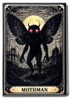 Mothman Mythical Creatures Cryptids Fantasy Art 2x3 MAGNET FREE SHIPPING Legend