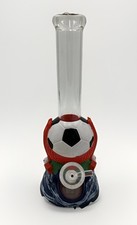 Water Pipe World Cup Golden Gate 11" Detachable Stem and 14M Bowl