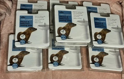 Joblot 48x Wilko Bathroom and Kitchen Sealing Strip - 38mm x 3.35m